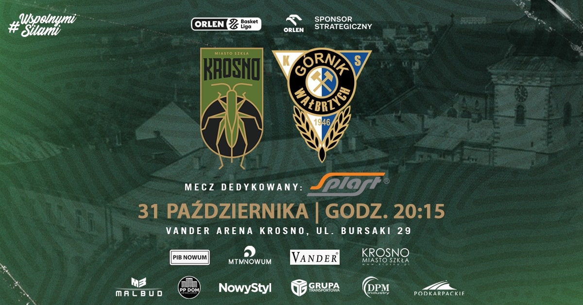 Miasto Szkła Krosno vs Górnik Zamek Książ Wałbrzych
