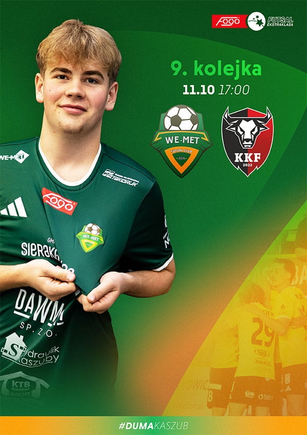 Bilety WE-MET Futsal Club Gmina Sierakowice vs KKF Motus Kazimierza Wielka