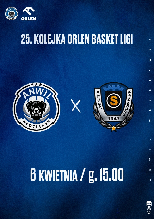 Bilety Anwil Włocławek vs Tasomix Rosiek Stal Ostrów Wielkopolski
